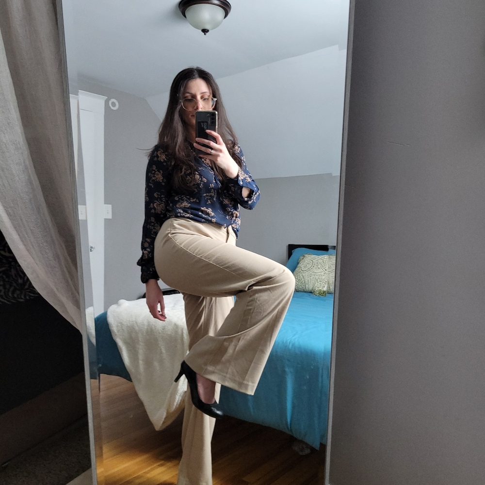 Beige New York & Company Trousers